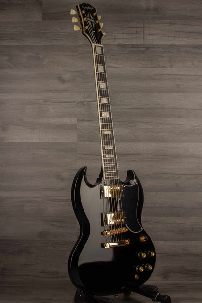 USED- Epiphone SG Custom Electric Guitar - Ebony