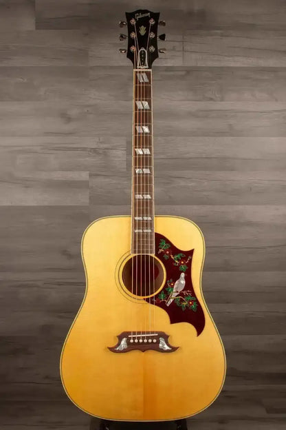 Gibson Dove Original Antique Acoustic Guitar - Natural, Sitka Spruce Top, Maple Back, Hand-Inlaid Dove Bridge