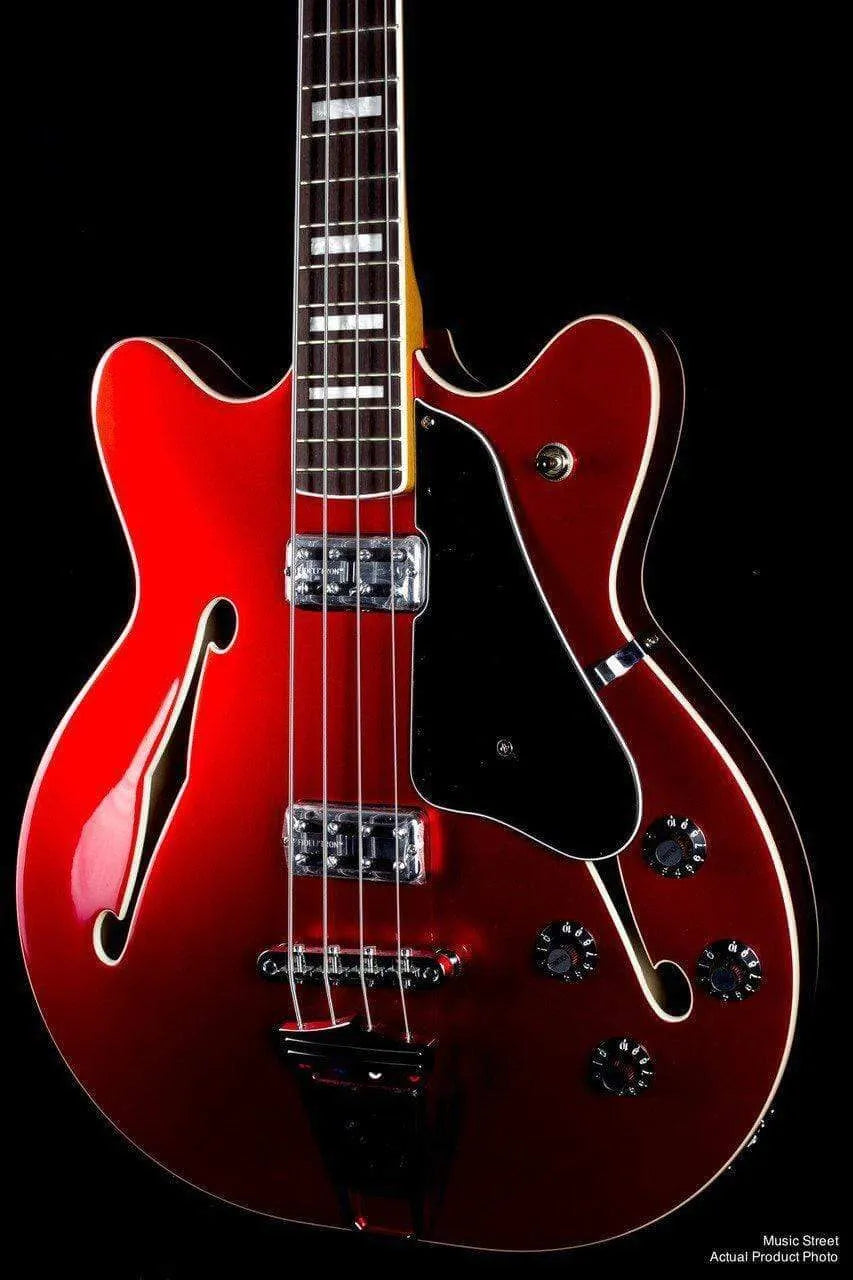 USED - Fender Coronado Bass Candy Apple Red With Hard Case