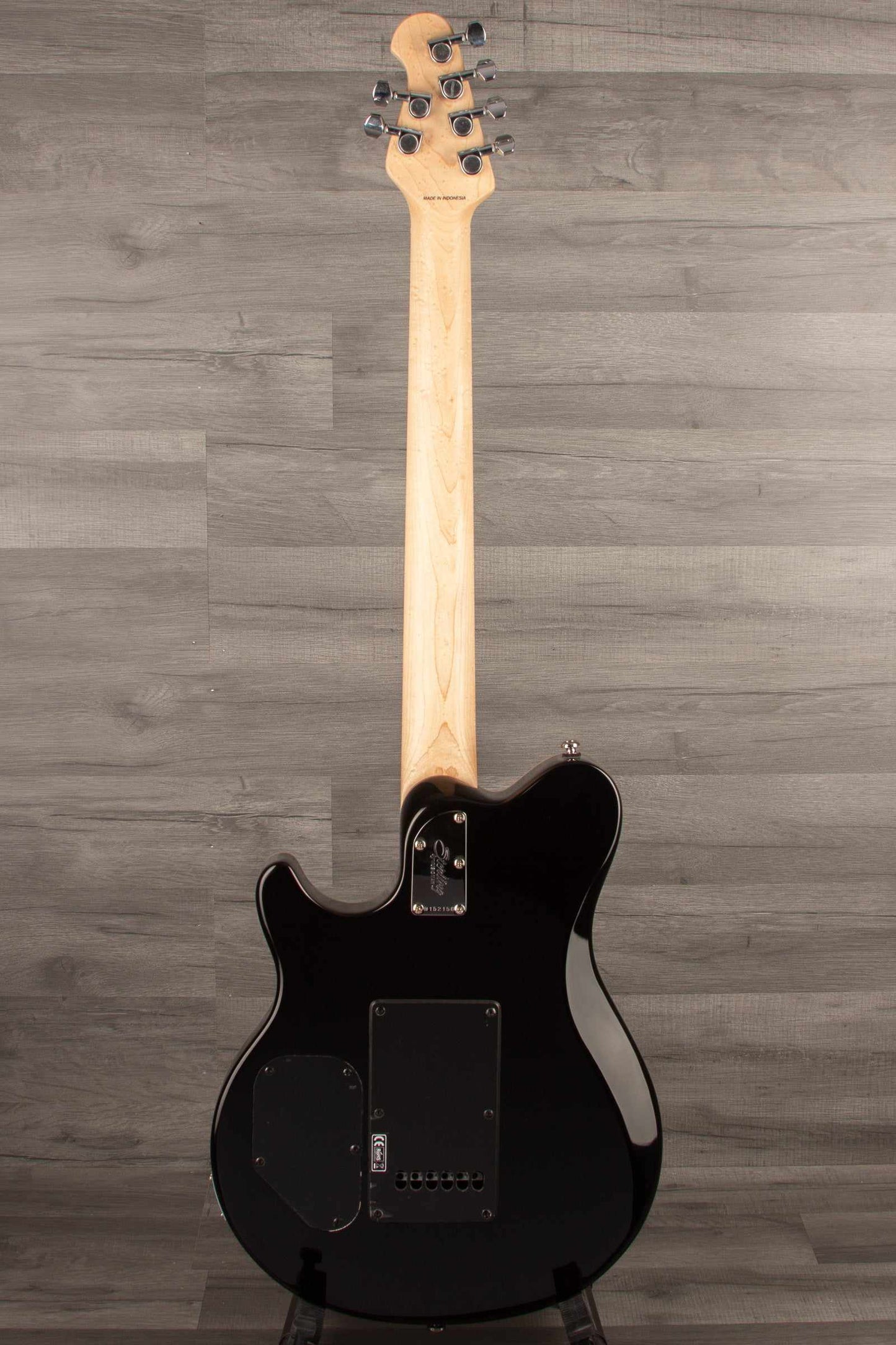 MusicMan Sterling Axis Flame Maple - Neptune Blue
