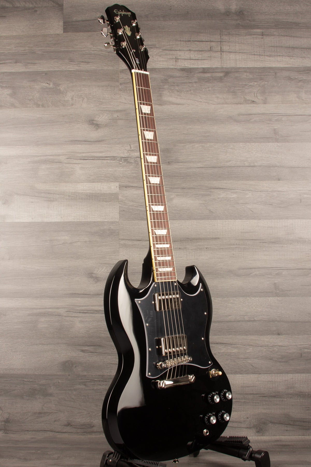 Epiphone SG Standard Ebony Electric Guitar - Classic Style & Powerful Sound