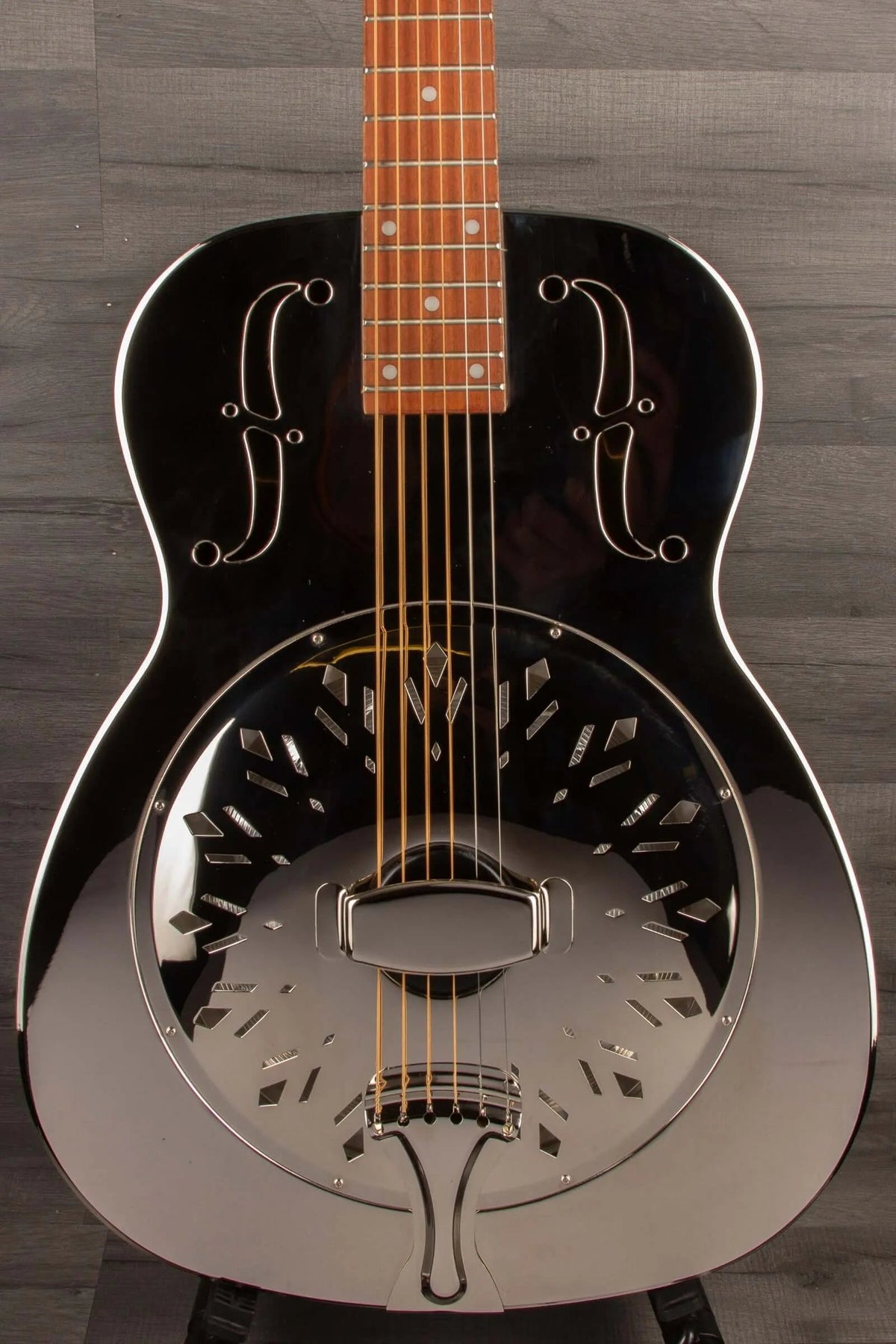 Epiphone Dobro Hound Dog M-14 Metal Body Resonator, Round Neck