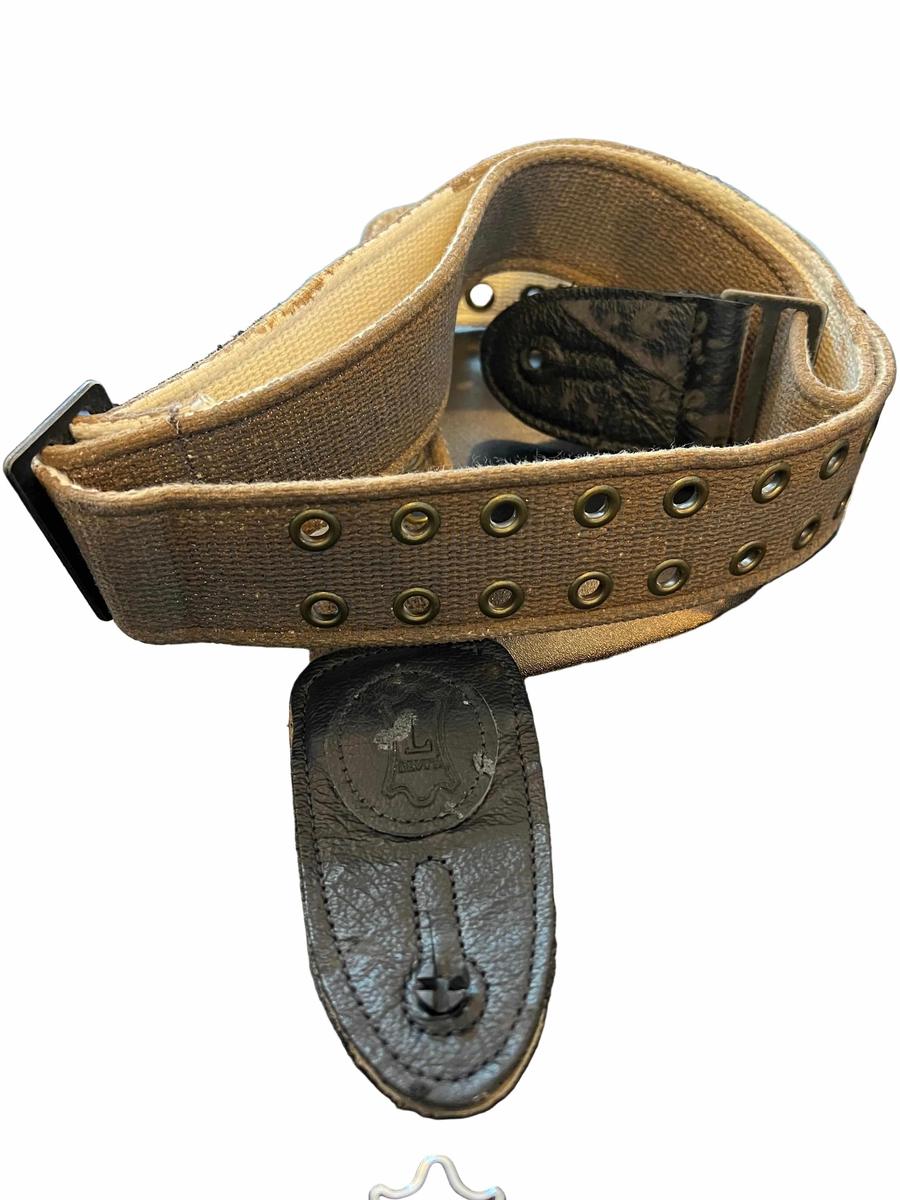 Levy's Military Guitar Strap - Heavy Cotton for Ultimate Comfort and Durability