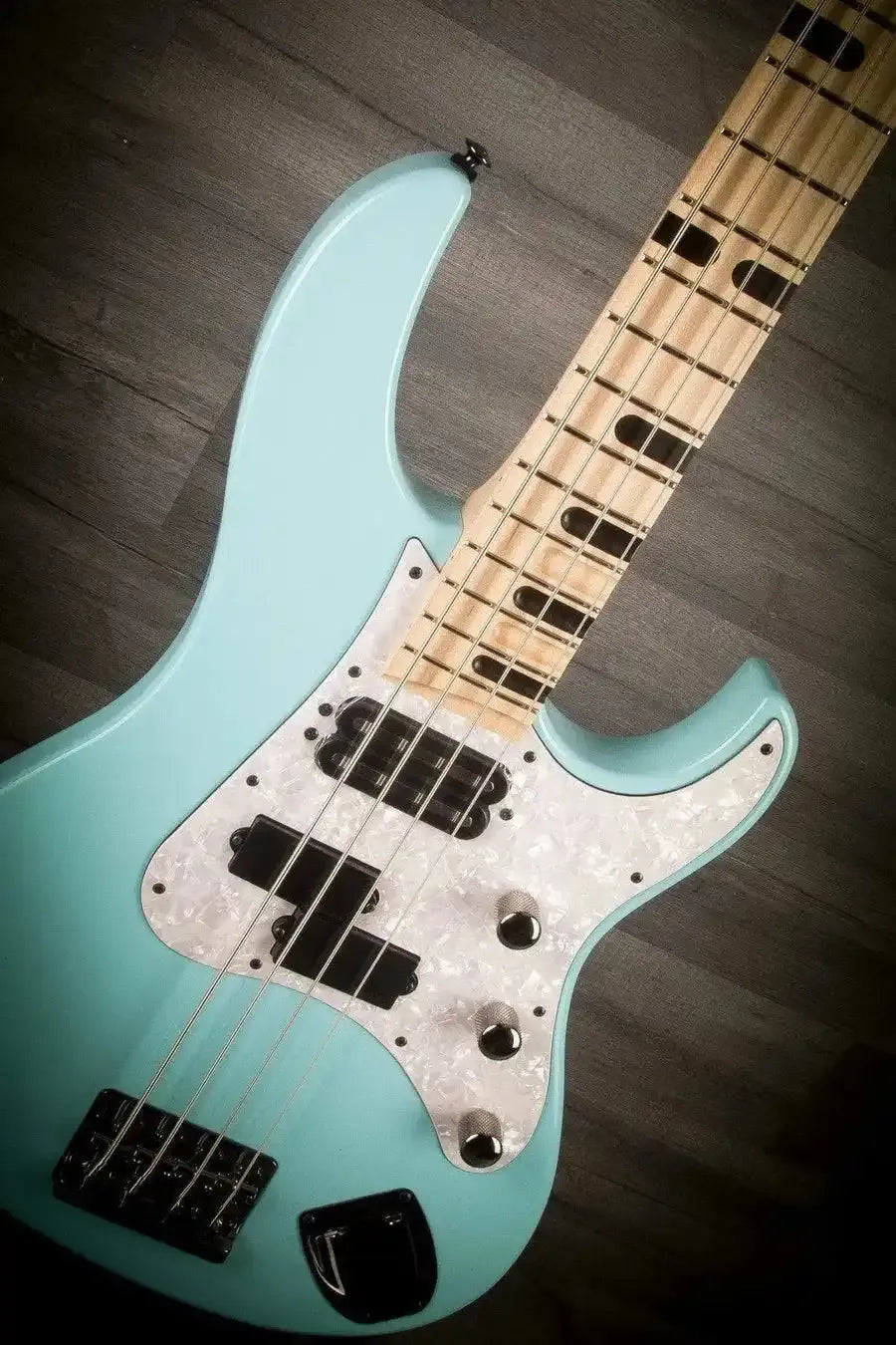 Yamaha Attitude Limited 3 Bass Guitar - Sonic Blue, Billy Sheehan Signature Model - 34" Scale, DiMarzio Pickup