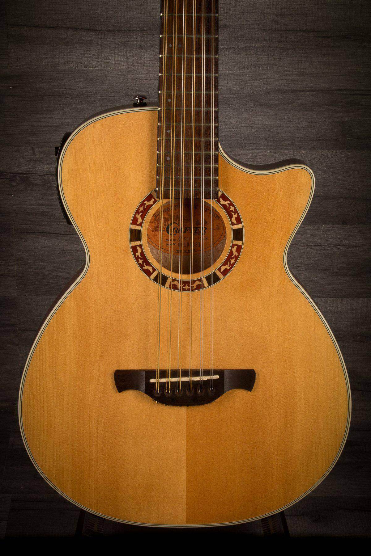 USED - Crafter CTS150-12N 12 String Electro Acoustic Guitar