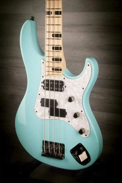 Yamaha Attitude Limited 3 Bass Guitar - Sonic Blue, Billy Sheehan Signature Model - 34" Scale, DiMarzio Pickup