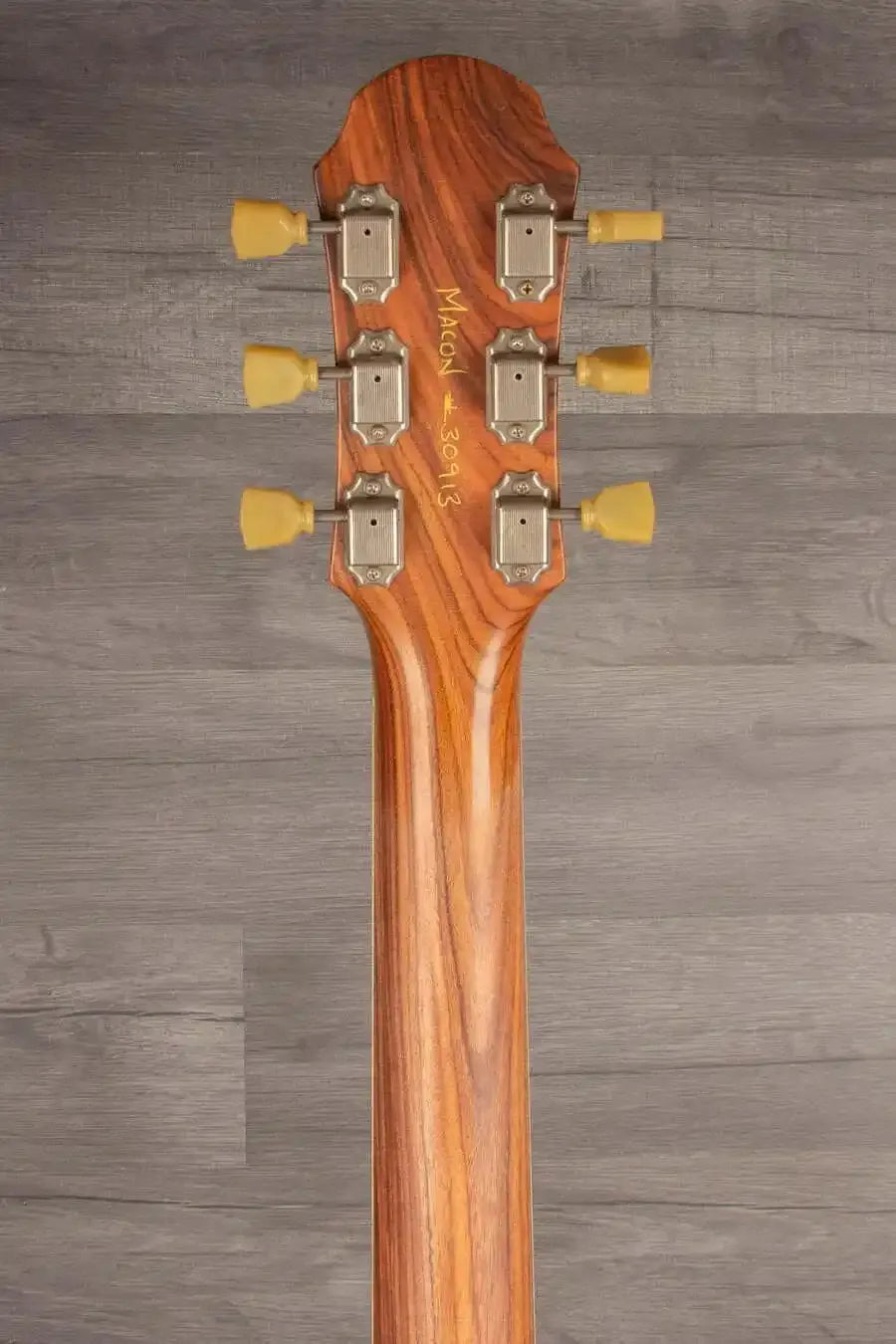 Patrick James Eggle Macon Carved Top Electric Guitar (#30913), Santos Rosewood Neck, Cream T GT57 Pickups