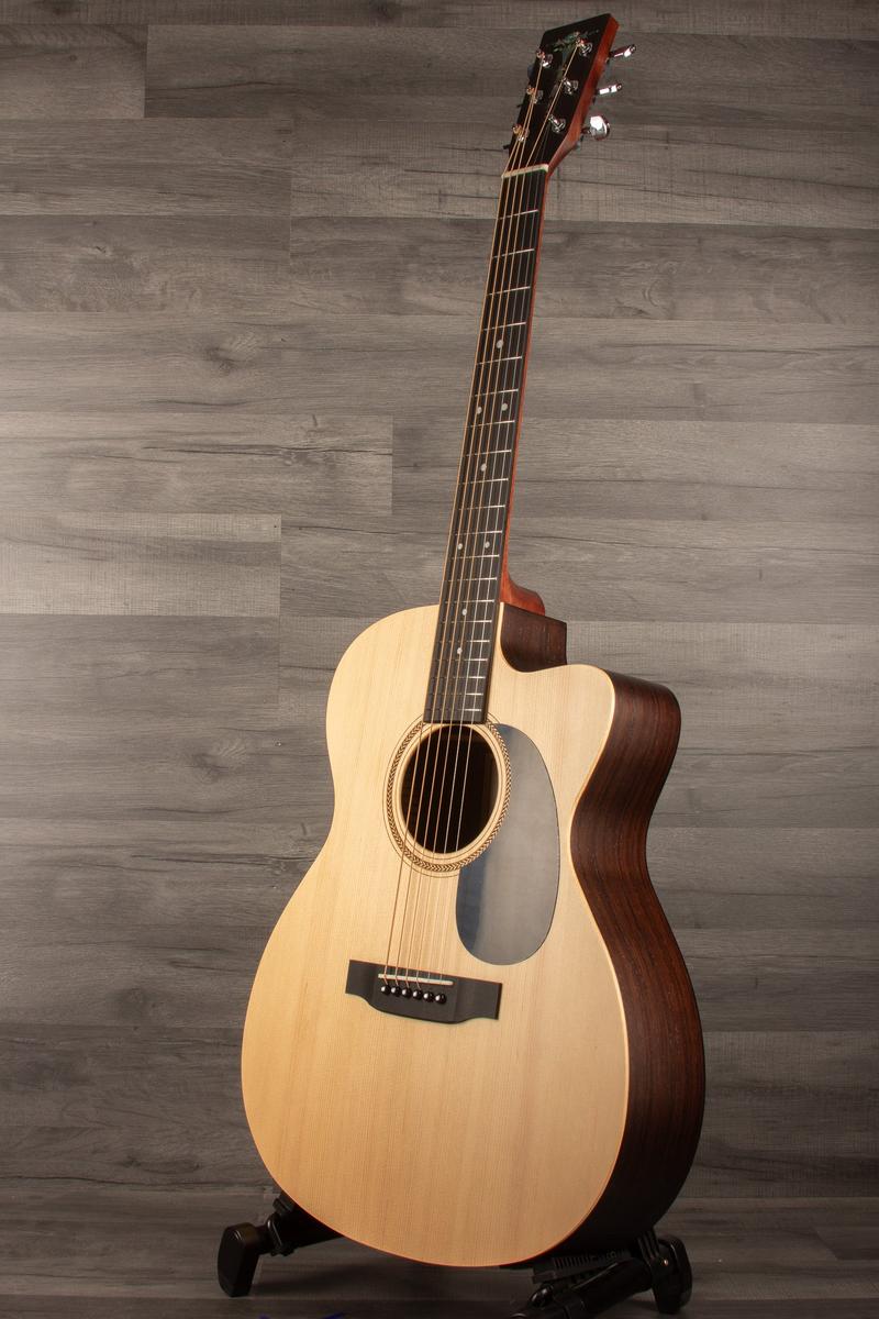 Sigma 000TCE Tilia Back & sides cutaway, torch inlay