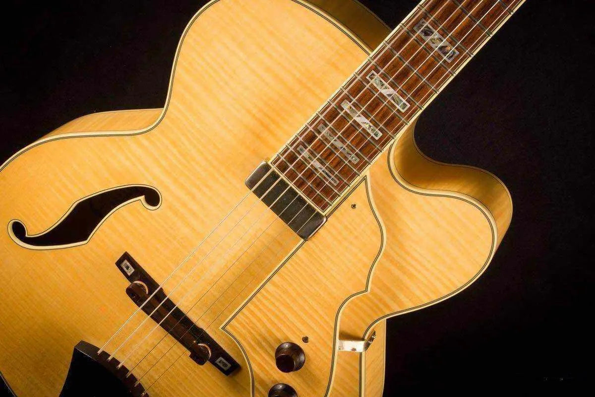 USED - Ibanez AF105 Hollowbody Electric Guitar - Natural inc hard case