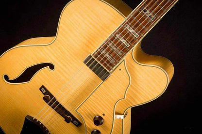 USED - Ibanez AF105 Hollowbody Electric Guitar - Natural inc hard case