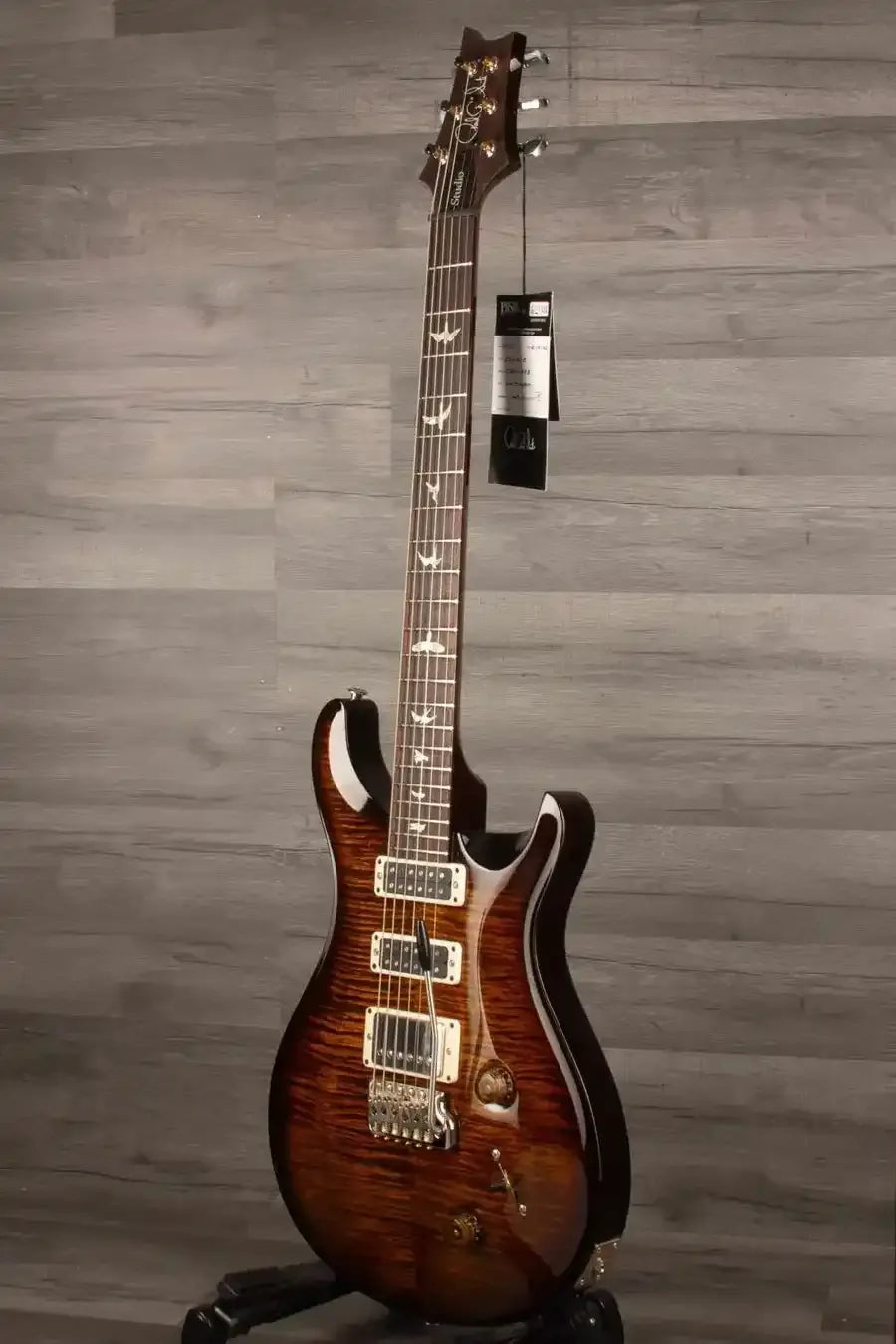 PRS Studio Electric Guitar (#0342498) - Black Gold Wrap, 58/15 LT Humbucker, Dual Narrowfield Pickups, Gen III Tremolo