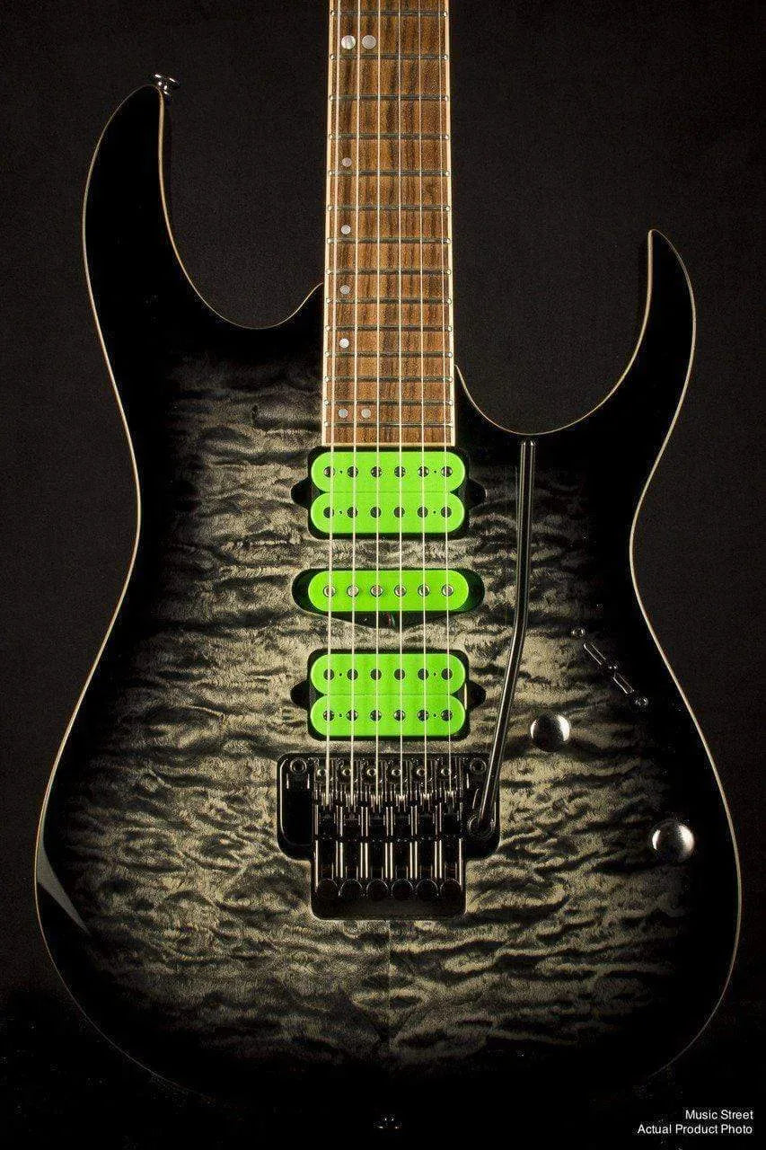 USED - Ibanez Rgm970Wqmz Black Ice Burst