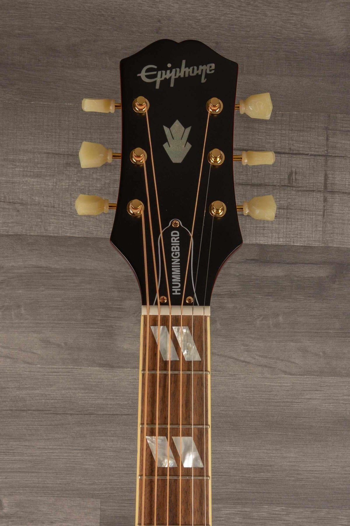 Epiphone  Inspired by Gibson  Hummingbird all Solid / Fishman Sonitone - Cherry sunburst gloss