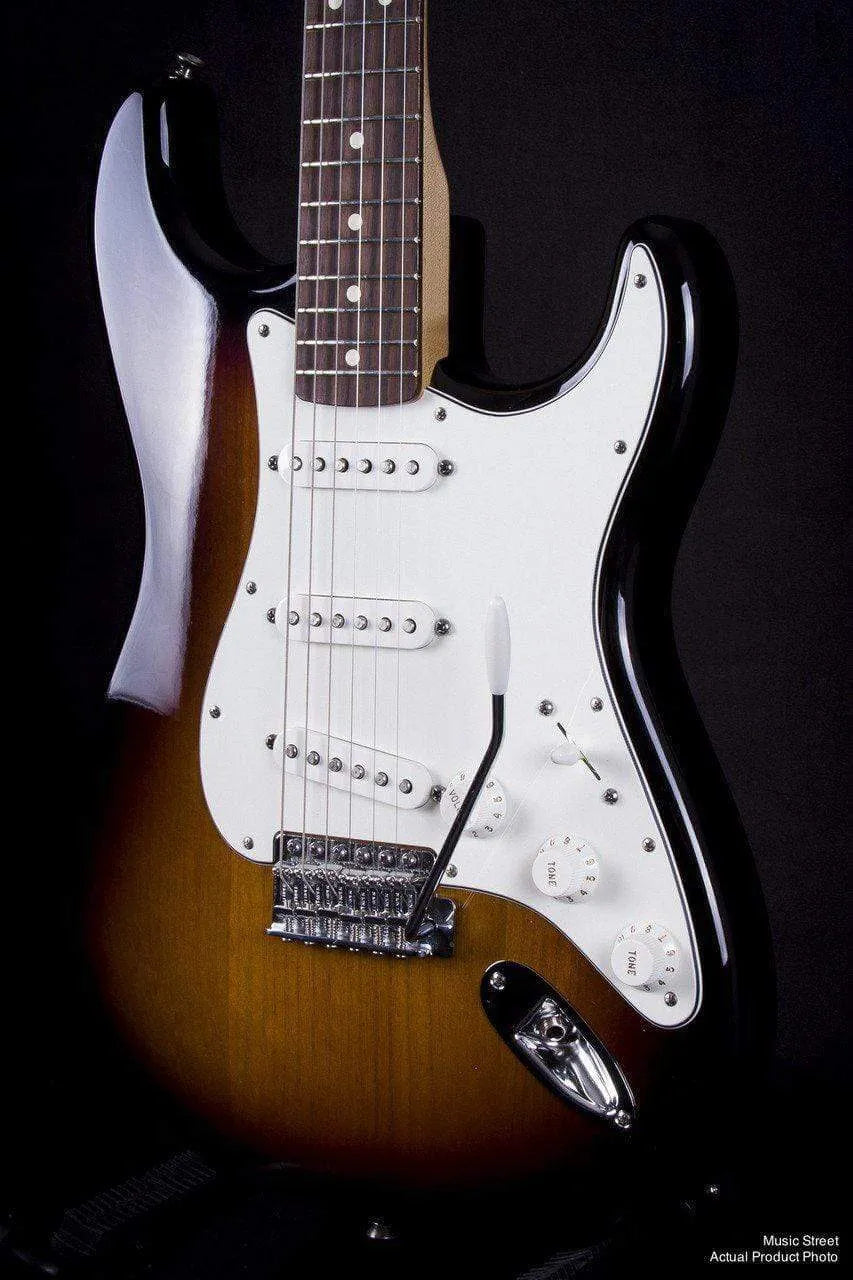 USED - Fender Mexican Standard Stratocaster - Brown Sunburst
