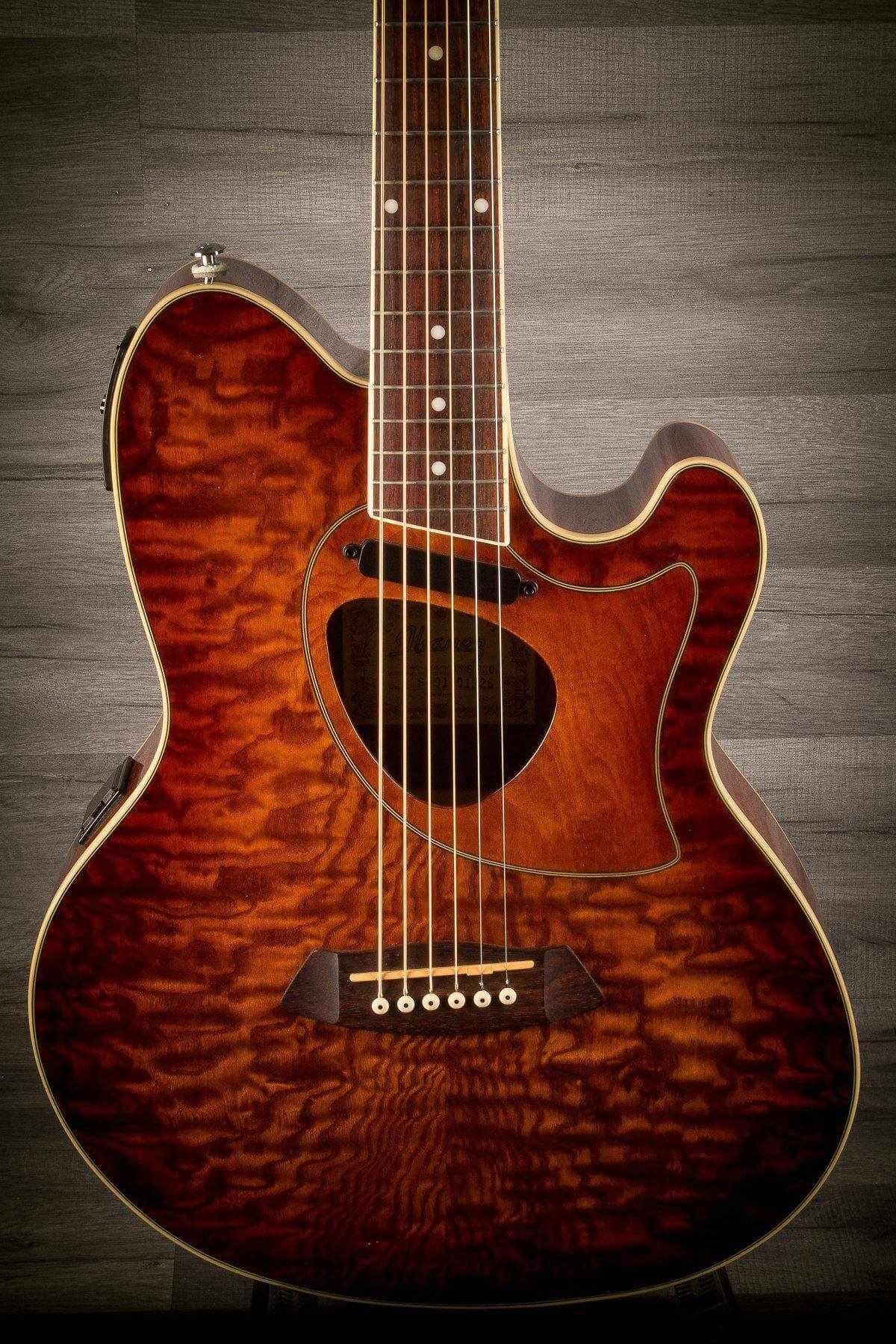 USED - Ibanez TCM50E Vintage Brown Sunburst