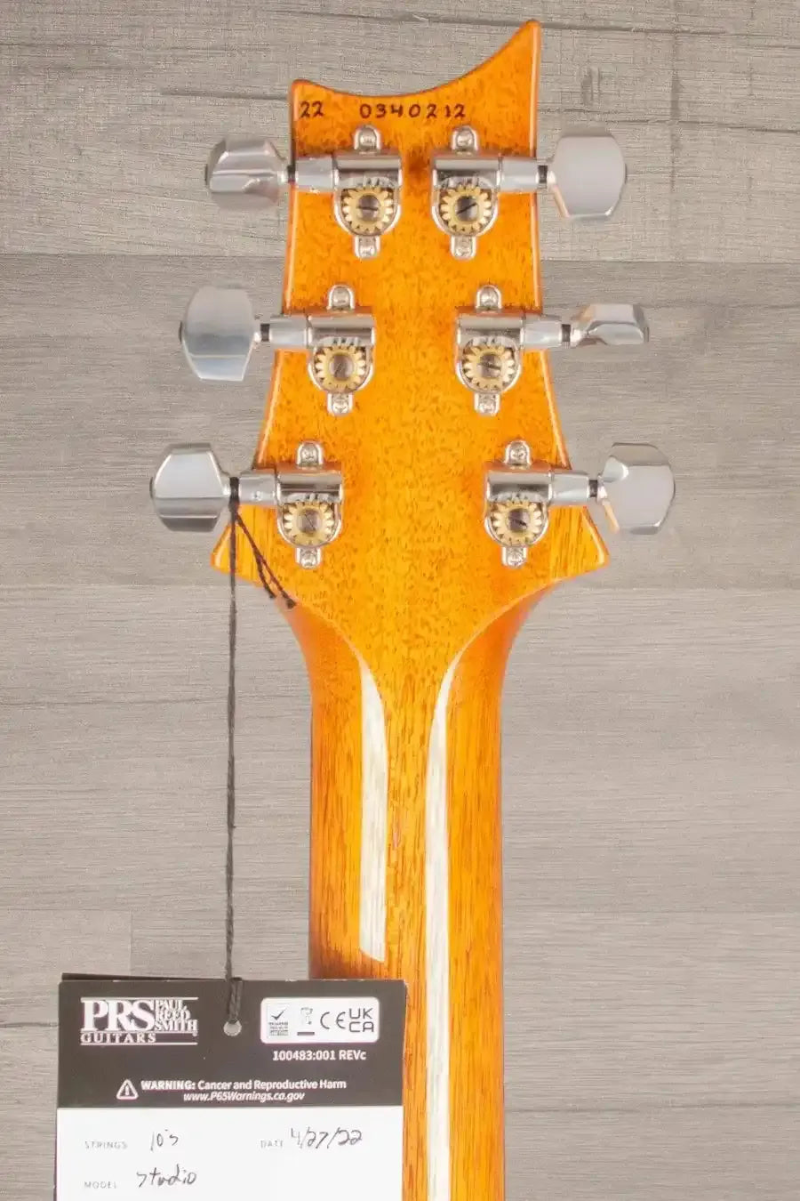 PRS Studio Electric Guitar s#0340212 – 58/15 LT Humbucker, Aquamarine