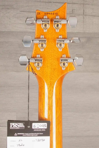 PRS Studio Electric Guitar s#0340212 – 58/15 LT Humbucker, Aquamarine