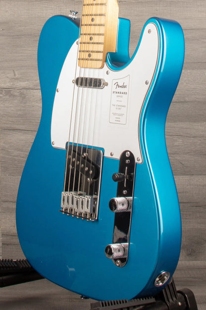Fender Standard Telecaster Aqua Marine Metallic, Maple Fingerboard, White Pickguard