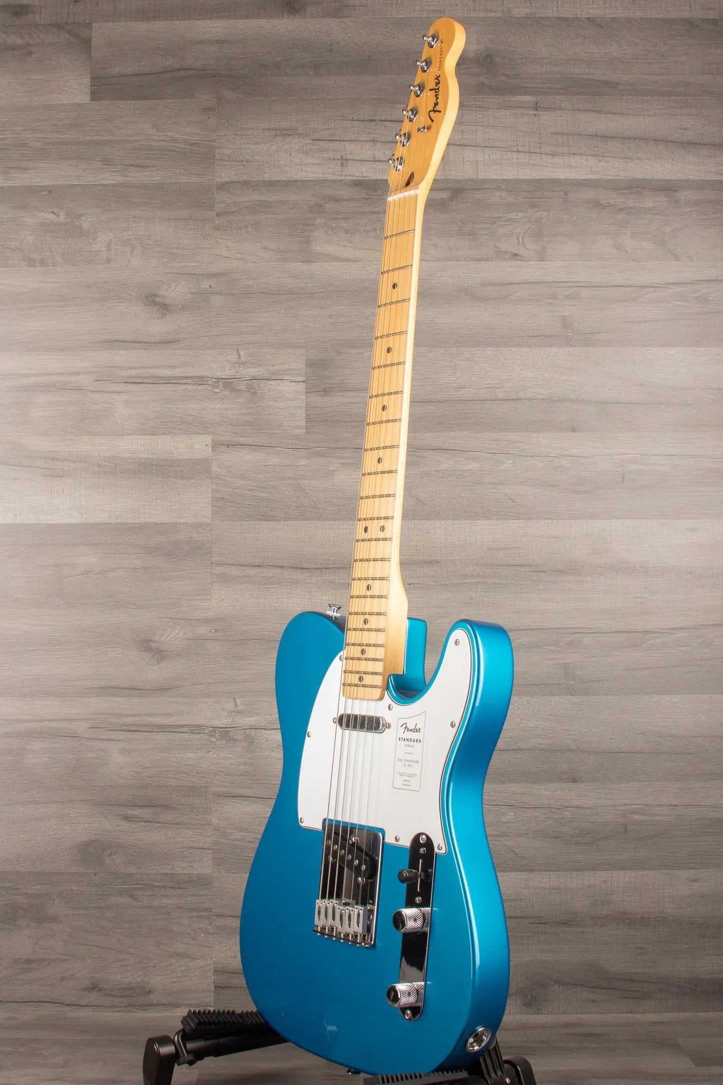 Fender Standard Telecaster Aqua Marine Metallic, Maple Fingerboard, White Pickguard