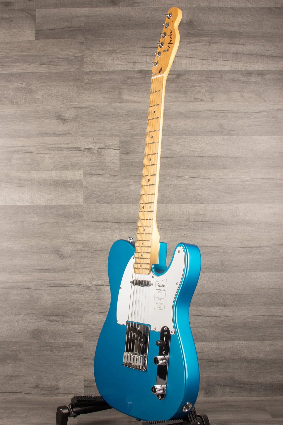 Fender Standard Telecaster Aqua Marine Metallic, Maple Fingerboard, White Pickguard