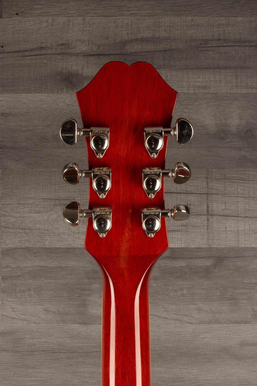 B Stock Epiphone Hummingbird Studio Acoustic Guitar - Faded Cherry, Solid Top, Fishman Sonitone