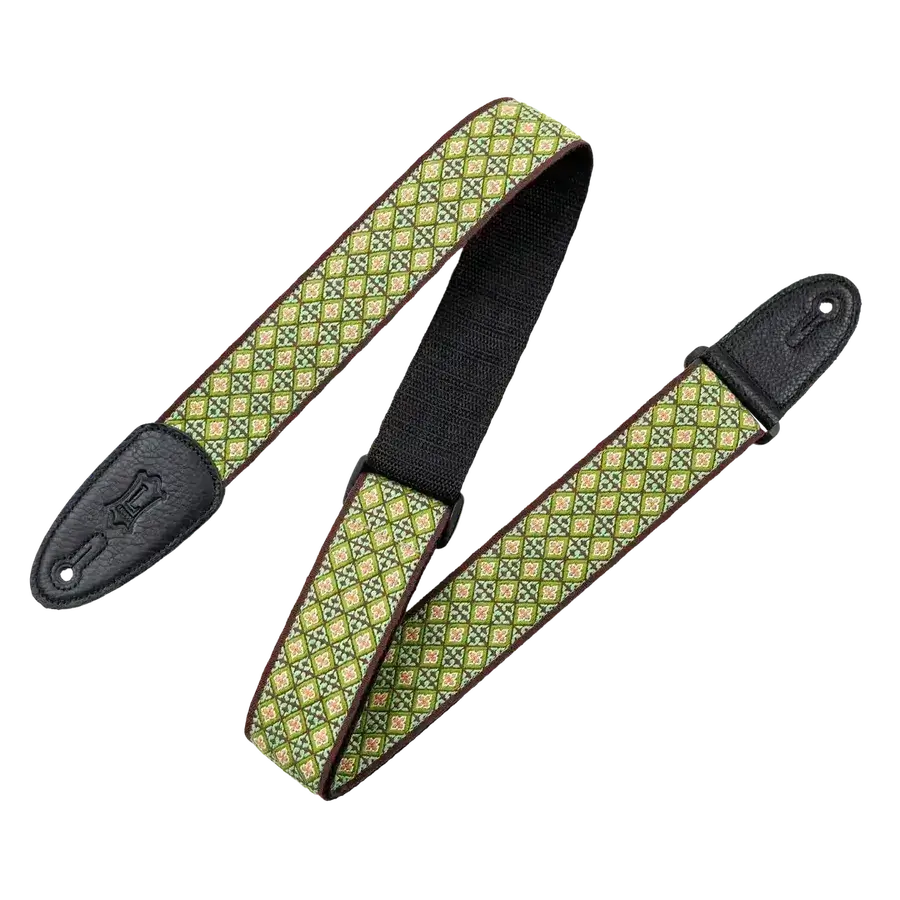 Levy's Original Hootenanny Series Guitar Strap - Green