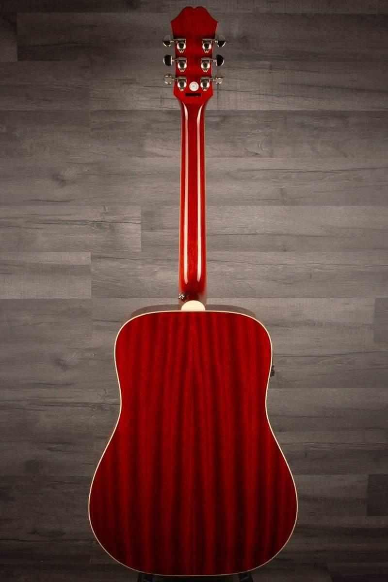 USED - Epiphone Hummingbird Pro Acoustic Guitar - Faded Cherry