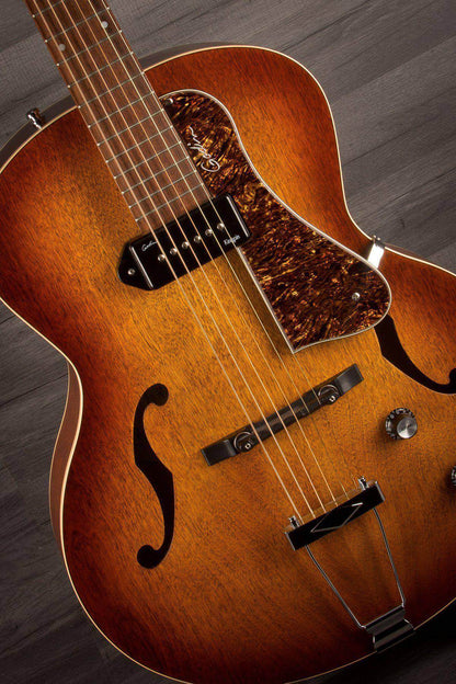 USED - Godin 5Th Avenue Kingpin P90 - Cognac Burst