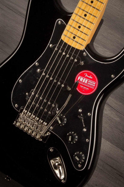 Squier Classic Vibe '70s Stratocaster HSS Electric Guitar - Black