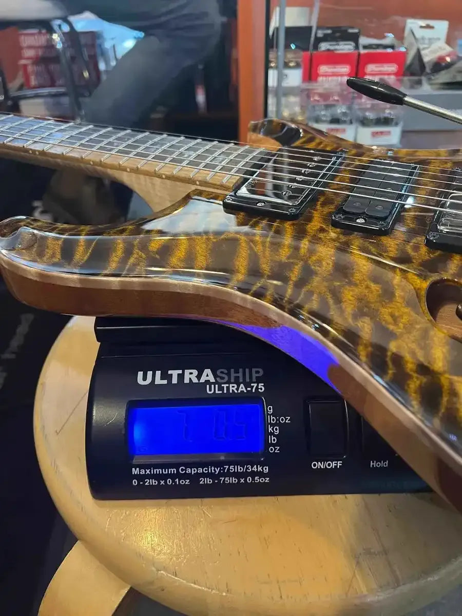 PRS Wood Special Semi-Hollow Electric Guitar (#0379114), Yellow Tiger – Quilt Maple Top, 58/15 LT Pickups