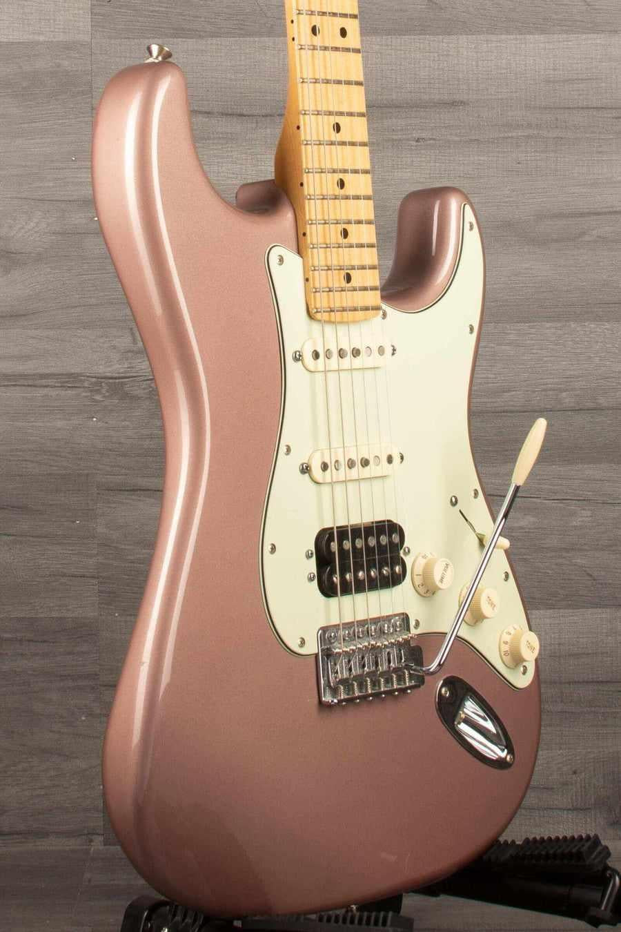 USED - Fender Deluxe Lonestar Strat Burgendy Mist Metallic 2013