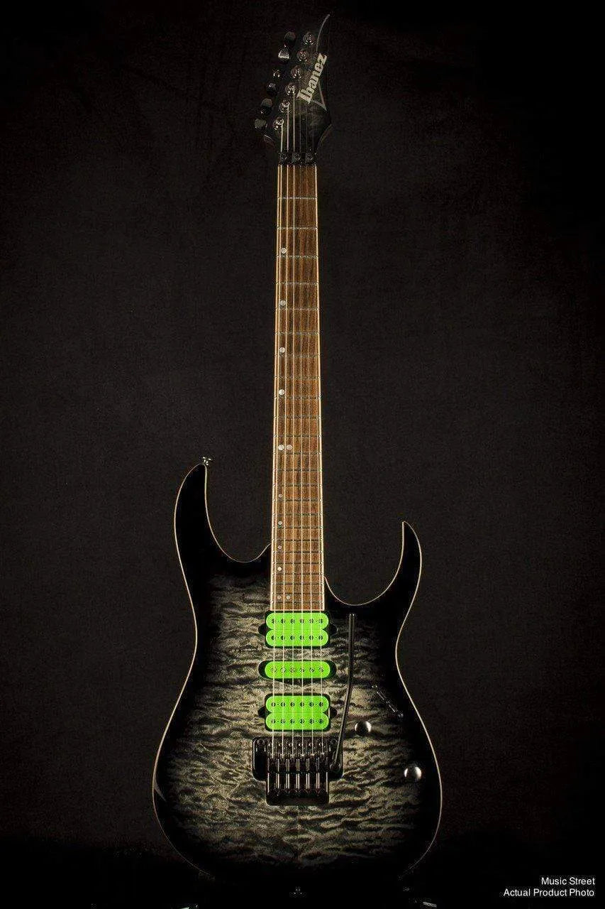 USED - Ibanez Rgm970Wqmz Black Ice Burst