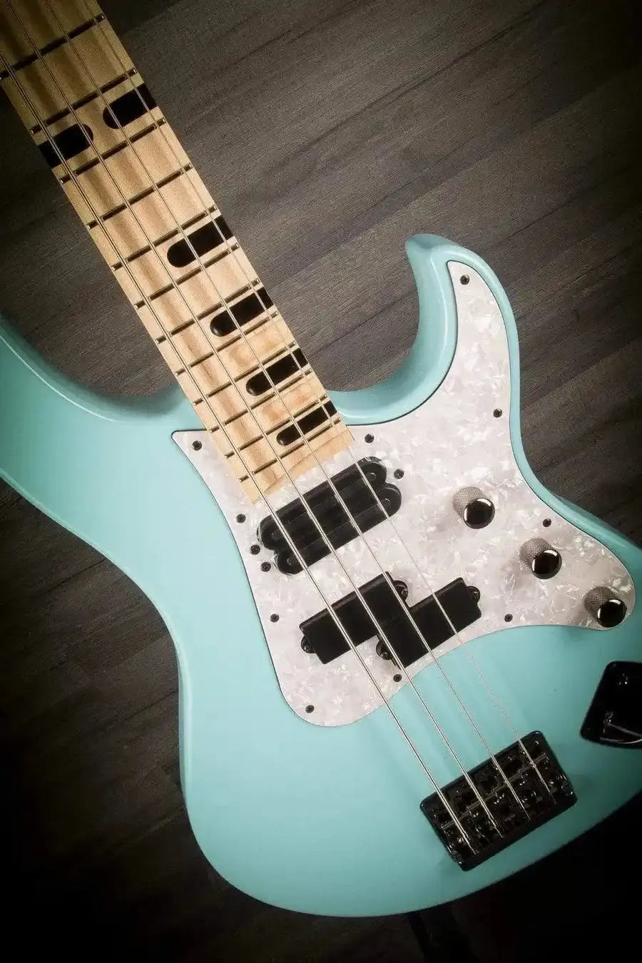 Yamaha Attitude Limited 3 Bass Guitar - Sonic Blue, Billy Sheehan Signature Model - 34" Scale, DiMarzio Pickup