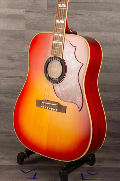 Epiphone  Inspired by Gibson  Hummingbird all Solid / Fishman Sonitone - Cherry sunburst gloss