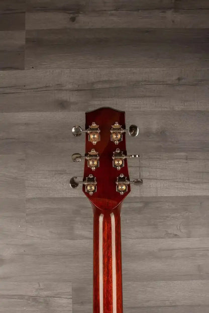 USED Huss & Dalton Albert Lee MJ Acoustic Guitar (#4) - Sunburst Finish, Fire Stripe Pickguard, Original Tweed Case