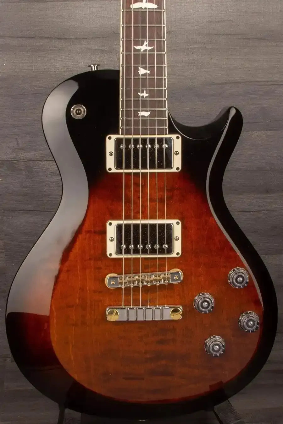 PRS S2 McCarty 594 Singlecut Electric Guitar, Burnt Amber Burst Finish