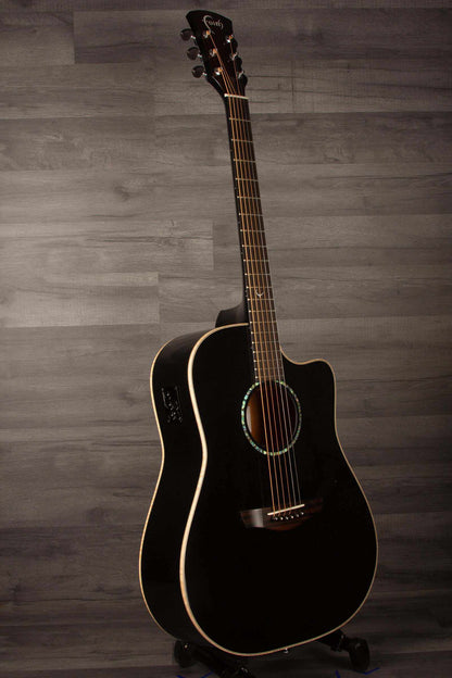 USED - Faith FECS Saturn Cutaway - Black inc hard case