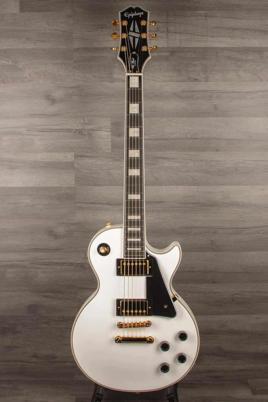 USED Epiphone Les Paul Custom Alpine White