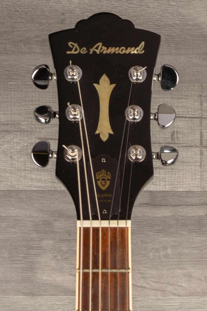 USED -  DeArmond (Guild) Starfire Custom Black inc hard case