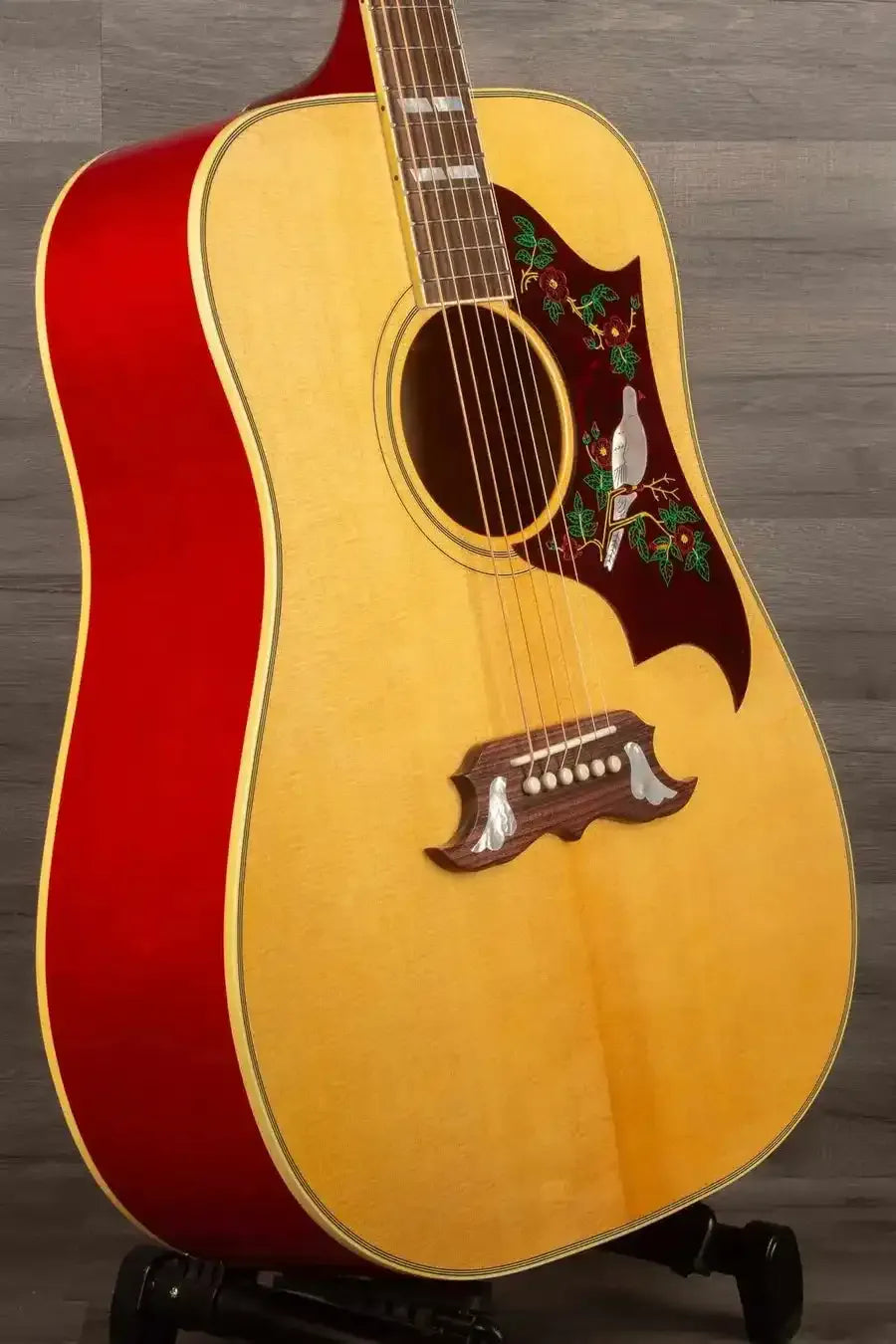 Gibson Dove Original Antique Acoustic Guitar - Natural, Sitka Spruce Top, Maple Back, Hand-Inlaid Dove Bridge
