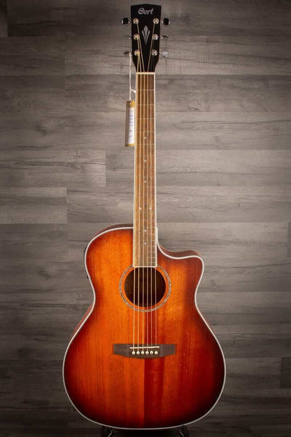 Cort GA MEDX Mahogany Open Pore Electro acoustic guitar