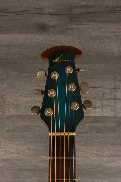 USED - Ovation Pinnacle 3712 Trans blue (inc hard case)