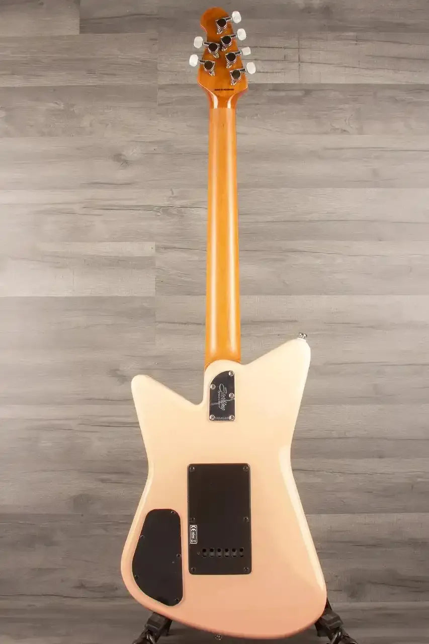 USED Sterling Mariposa Pink Guitar with Walnut Neck - Premium Quality Used Sterling Mariposa Guitar