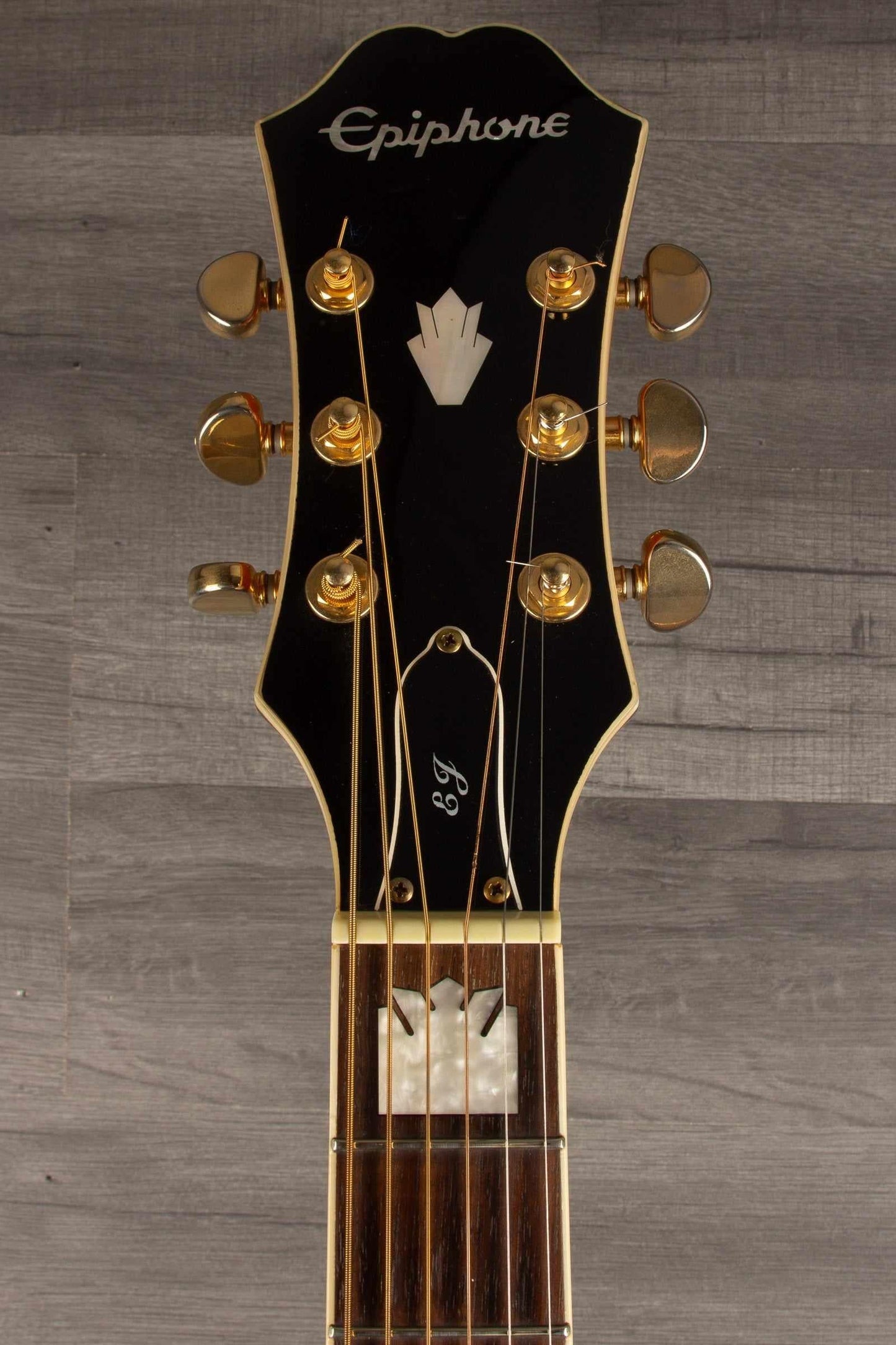 USED Epiphone J200 EC Studio Solid Top, Fishman Sonitone - Vintage Sunburst - Acoustic Guitar