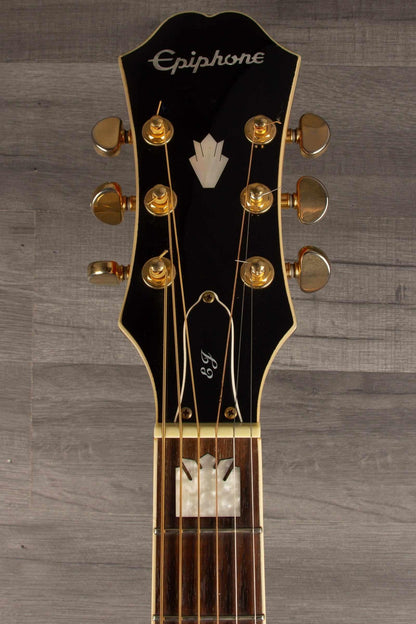 USED Epiphone J200 EC Studio Solid Top, Fishman Sonitone - Vintage Sunburst - Acoustic Guitar