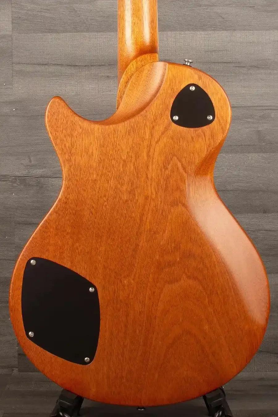 Patrick James Eggle Macon Carved Electric Guitar (#31117), Blackburst - Master Grade Quilt Maple