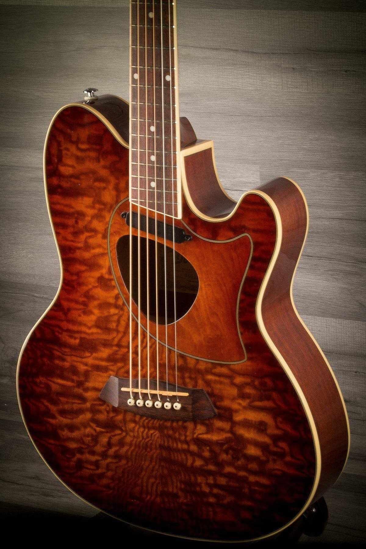 USED - Ibanez TCM50E Vintage Brown Sunburst