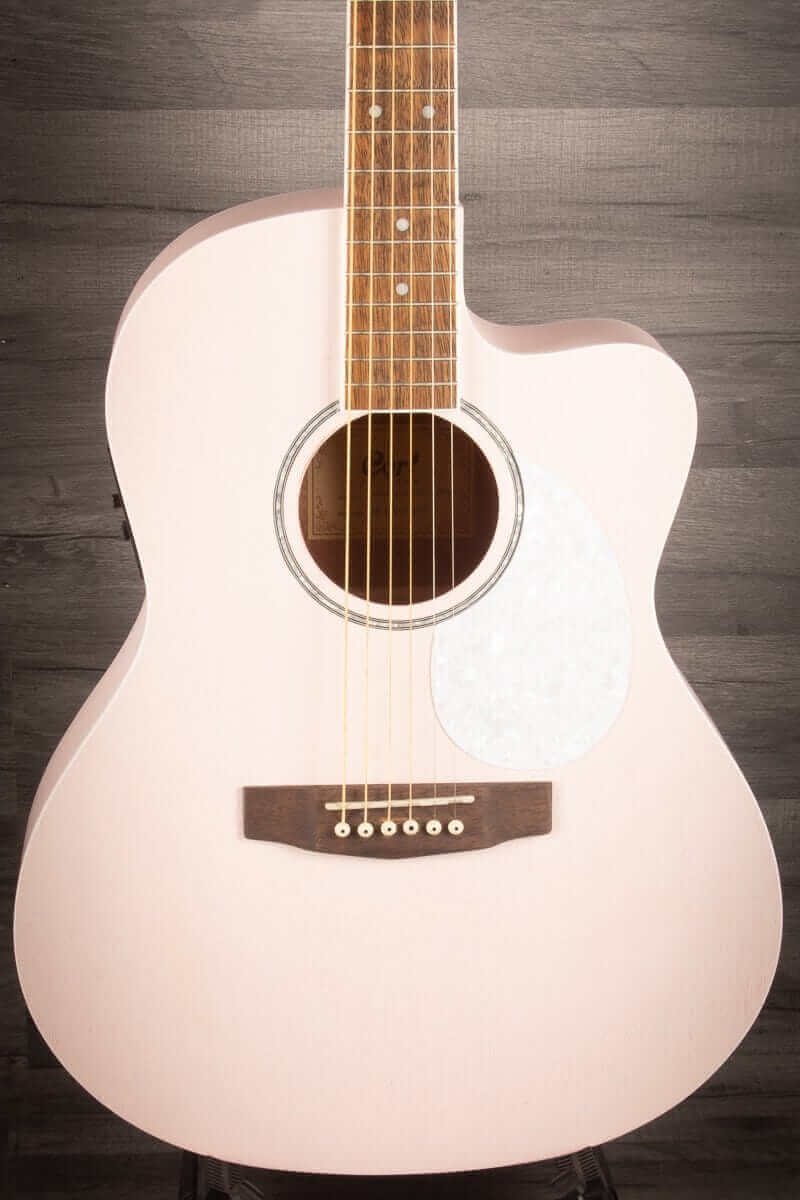 Cort Jade Classic Pastel Pink Open Pore Electro acoustic guitar