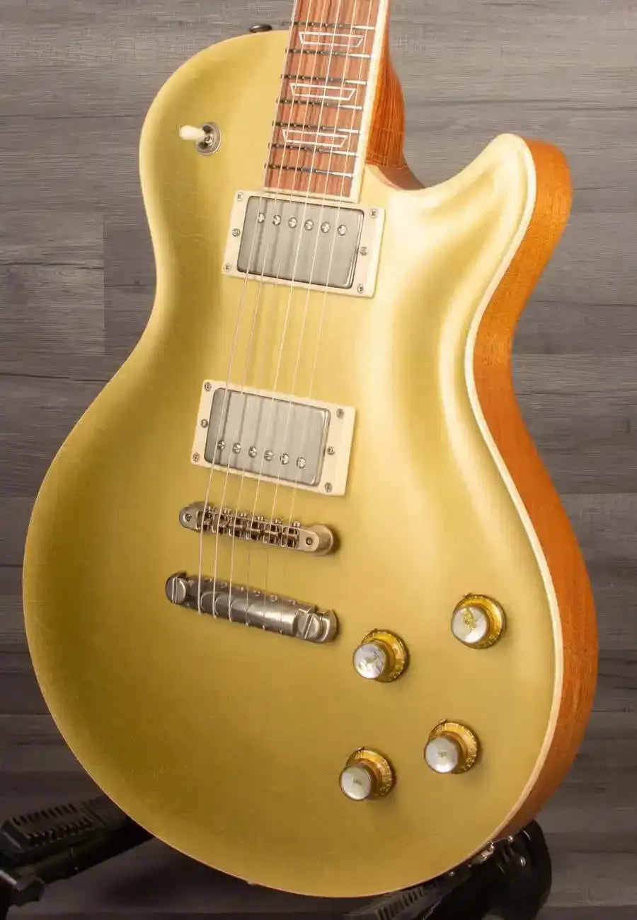 Patrick James Eggle Macon Carved Top Electric Guitar (#30913), Santos Rosewood Neck, Cream T GT57 Pickups