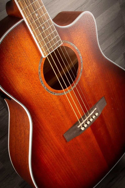 Cort GA MEDX Mahogany Open Pore Electro acoustic guitar